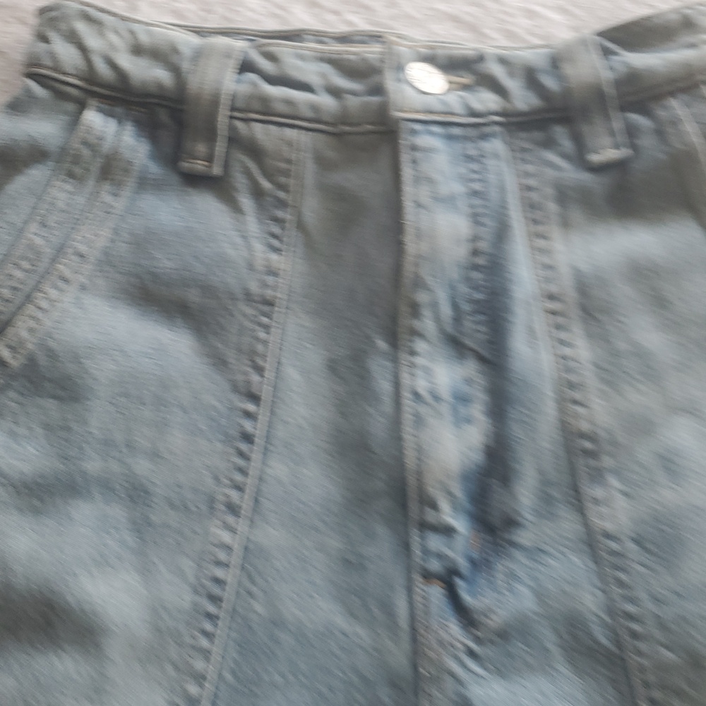 NWOT MOTHER THE QUARTET BREAKER SKIMP HIGH WAIST STRAIGHT LEG JEANS, SZ: 24 - Picture 11 of 16